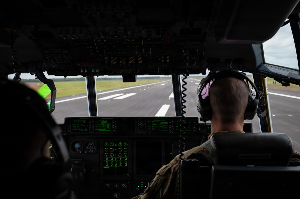 Kentucky Airmen transport Danish Air Mobile Protection and Recovery Team during Ramstein Flag 2026