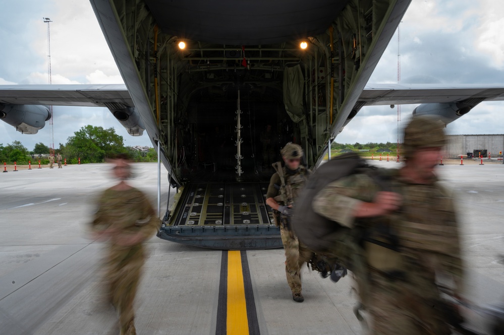 Kentucky Airmen transport Danish Air Mobile Protection and Recovery Team during Ramstein Flag 2026