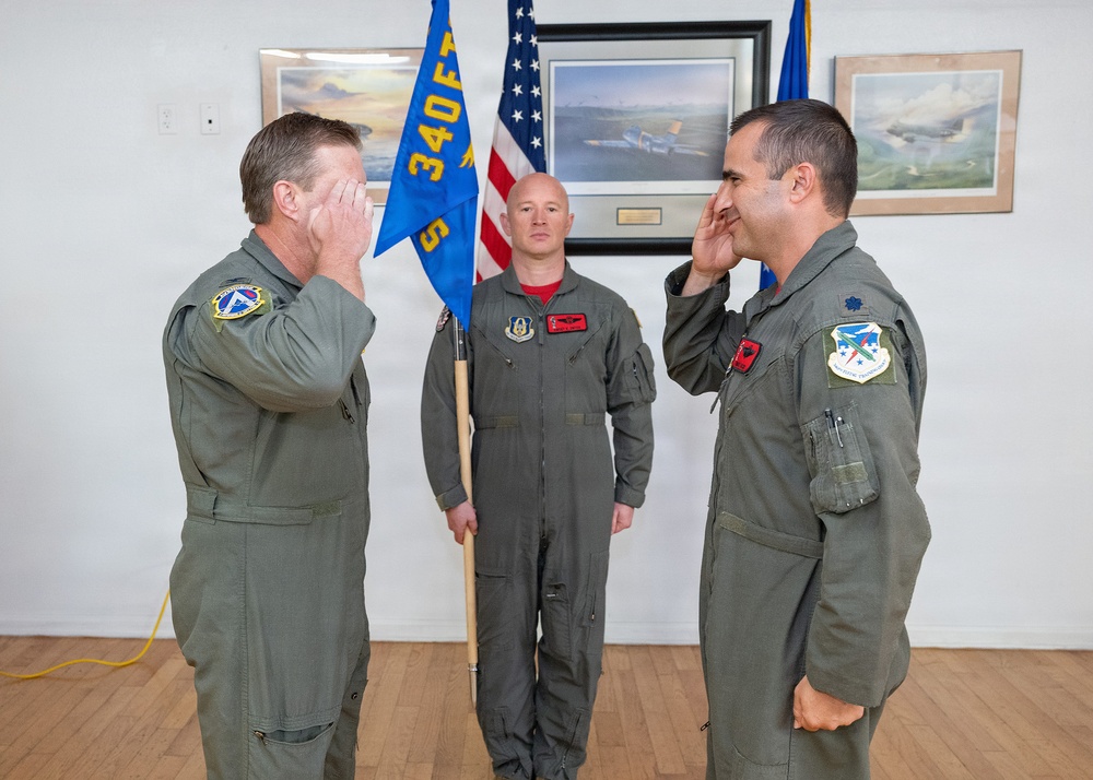 Liscar assumes command of 487th Training Squadron 'Knights'