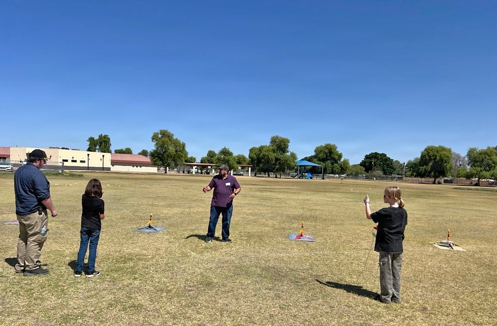 YPG engineers launch rockets with the Gators