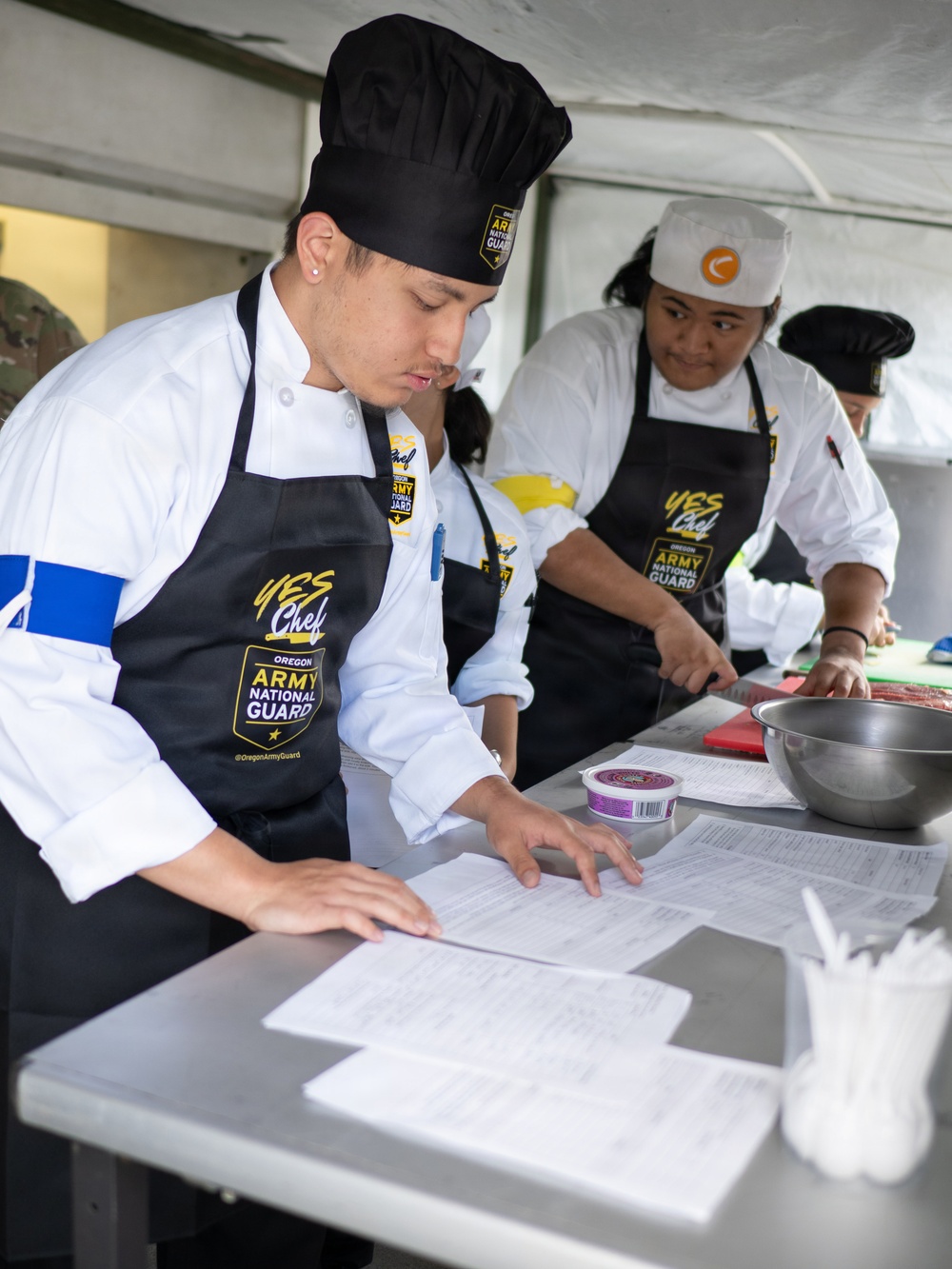 Oregon Guard culinary specialists train future chefs in second annual 'Chopped Challenge'
