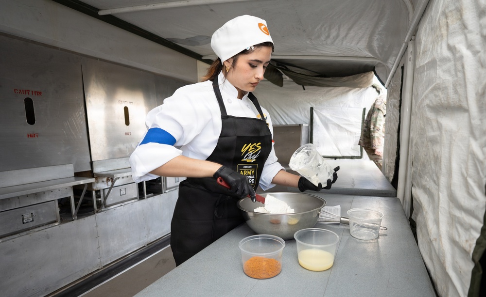Oregon Guard culinary specialists train future chefs in second annual 'Chopped Challenge'