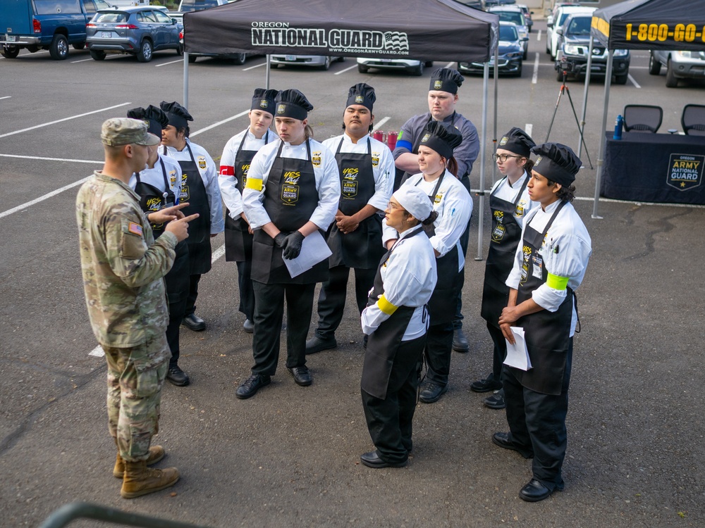 Oregon Guard culinary specialists train future chefs in second annual 'Chopped Challenge'