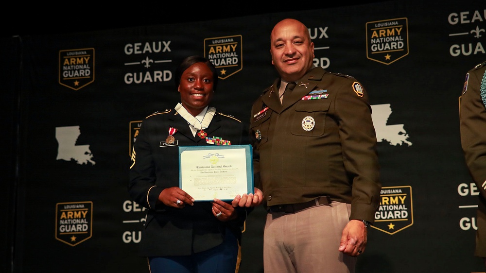 La. Army National Guard’s top recruiters recognized