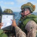 U.S. Marine officer gets promoted on CRRC