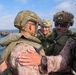 U.S. Marine officer gets promoted on CRRC
