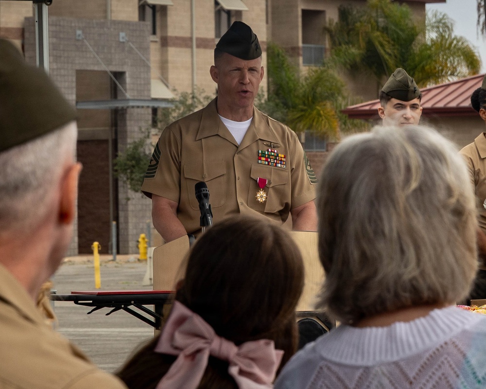 1st Civil Affairs Group Sgt. Maj. Robert K. Lusk Retirement Ceremony