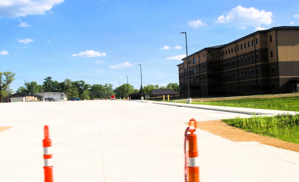 Fort McCoy’s East Barracks Project reaches 98 percent complete, nearing final turnover