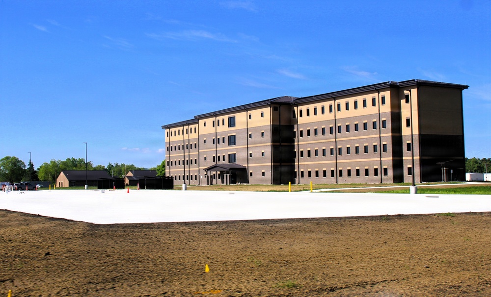 Fort McCoy’s East Barracks Project reaches 98 percent complete, nearing final turnover