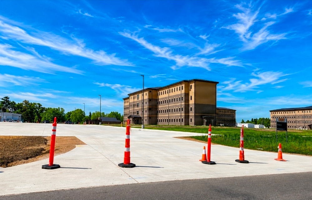 Fort McCoy’s East Barracks Project reaches 98 percent complete, nearing final turnover