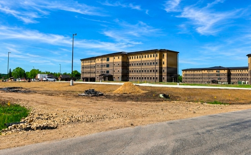 Fort McCoy’s East Barracks Project reaches 98 percent complete, nearing final turnover