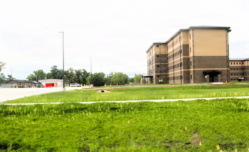 Fort McCoy’s East Barracks Project reaches 98 percent complete, nearing final turnover