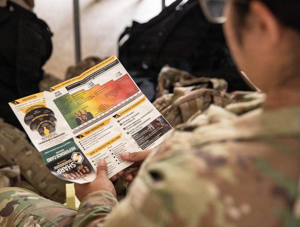 Annual Army's SHARP Training