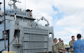 SAF/IE tours Hickam facilities