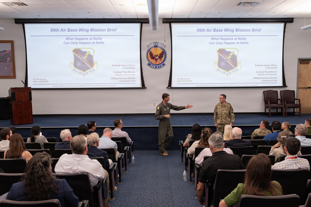 Nellis Leadership host Engagement Day for Civil leaders