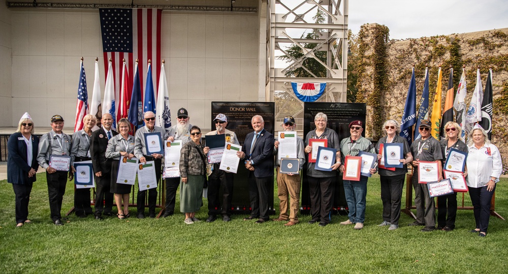 The Mobile Vietnam Memorial Wall, Antelope Valley Wall 2025