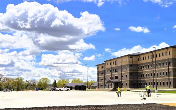 Fort McCoy’s East Barracks Project reaches 98 percent complete, nearing final turnover