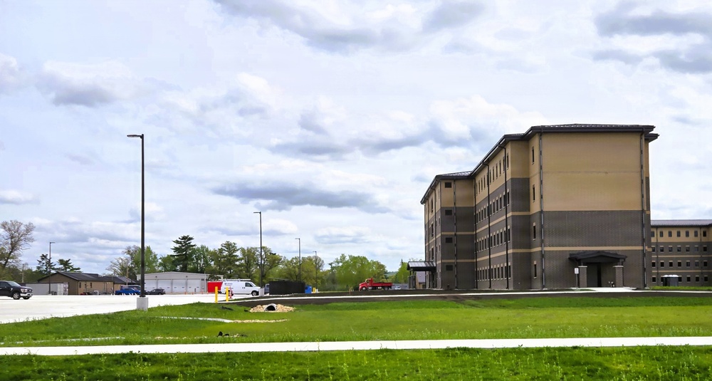 Fort McCoy’s East Barracks Project reaches 98 percent complete, nearing final turnover