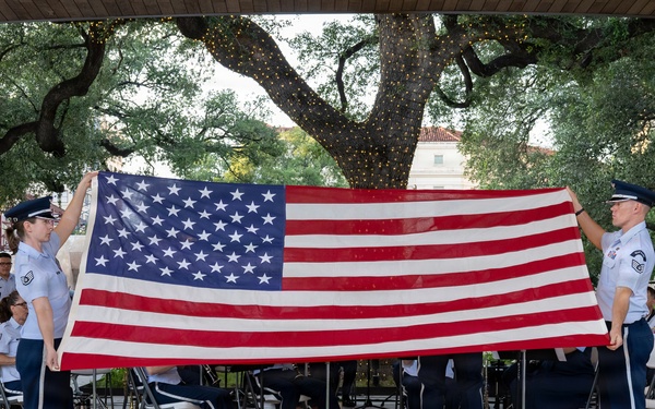 U.S. Air Force Band of the West Performs Memorial Day Concert at Alamo Plaza