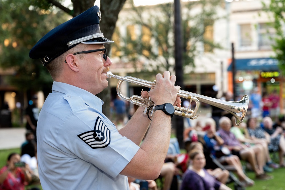 U.S. Air Force Band of the West Performs Memorial Day Concert at Alamo Plaza