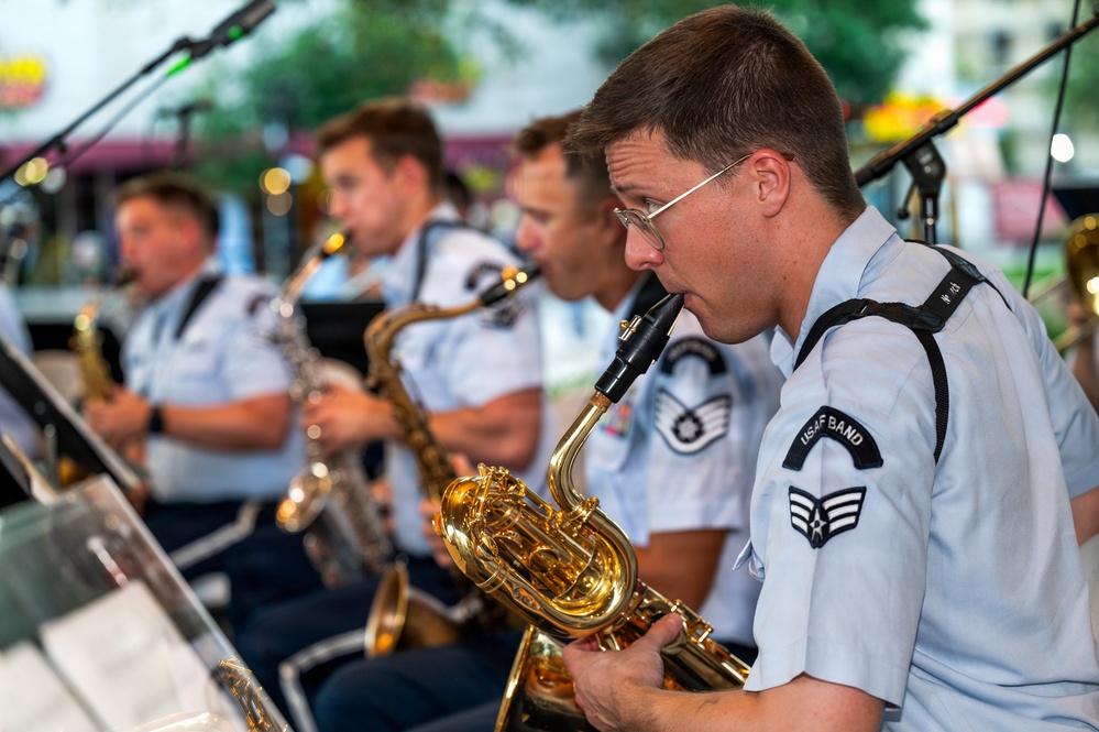 U.S. Air Force Band of the West Performs Memorial Day Concert at Alamo Plaza
