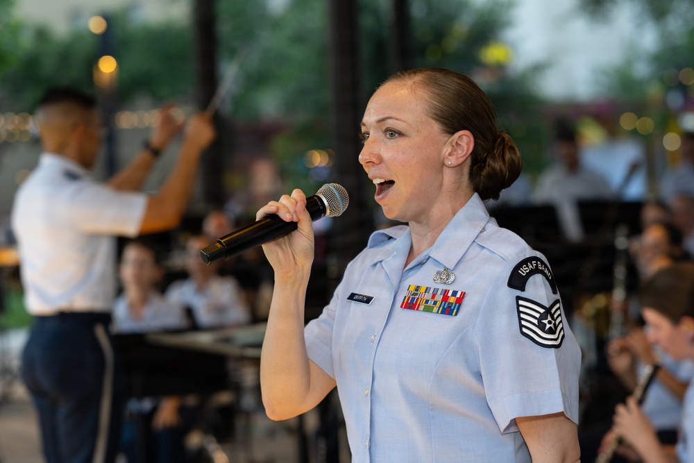 U.S. Air Force Band of the West Performs Memorial Day Concert at Alamo Plaza