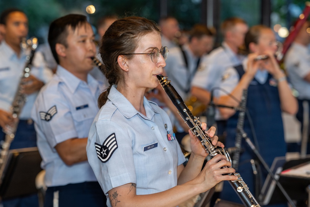 U.S. Air Force Band of the West Performs Memorial Day Concert at Alamo Plaza