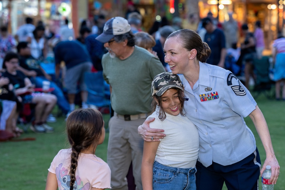 U.S. Air Force Band of the West Performs Memorial Day Concert at Alamo Plaza