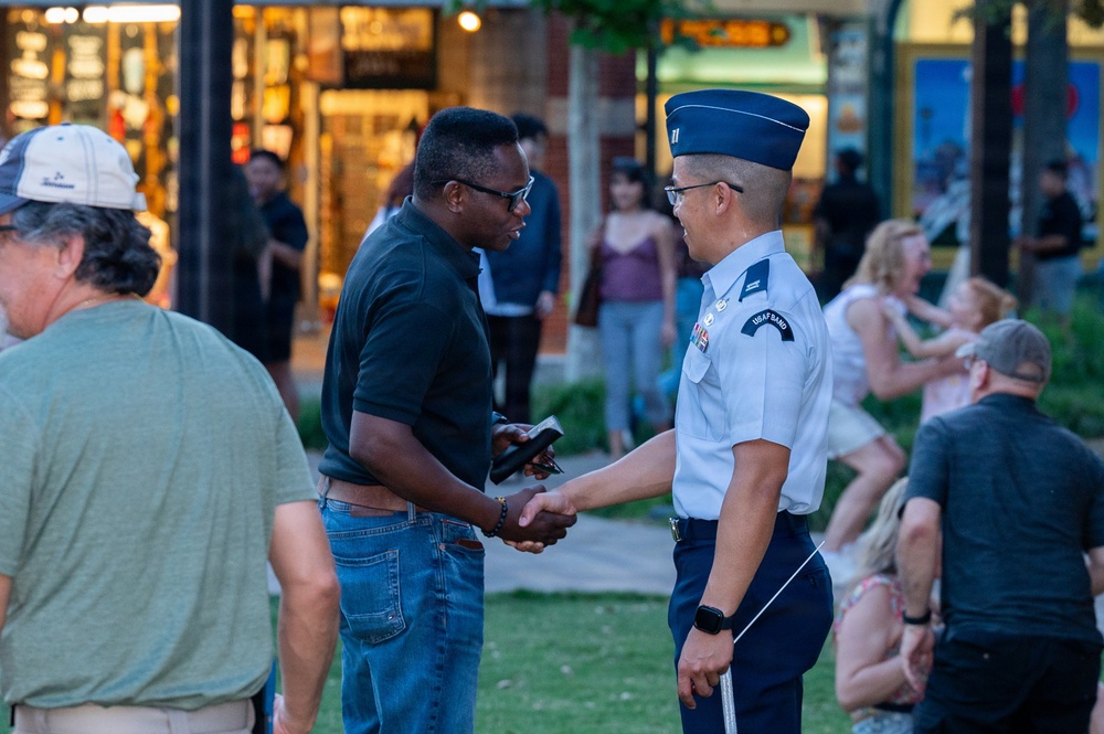 U.S. Air Force Band of the West Performs Memorial Day Concert at Alamo Plaza