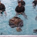 U.S. Marines with 1st CEB host a modified swim qualification for FMF