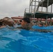 U.S. Marines with 1st CEB host a modified swim qualification for FMF