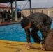 U.S. Marines with 1st CEB host a modified swim qualification for FMF