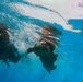 U.S. Marines with 1st CEB host a modified swim qualification for FMF