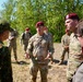 JGSDF Northern Army Commander Meets 11th Airborne Division Leadership