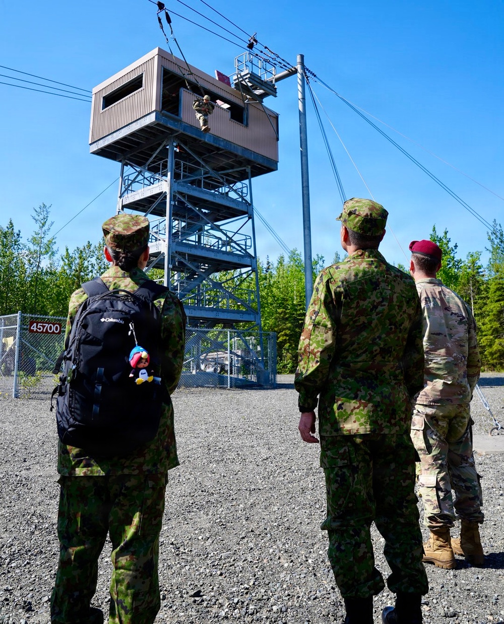 Japanese Commander Observes Airborne Training at JBER