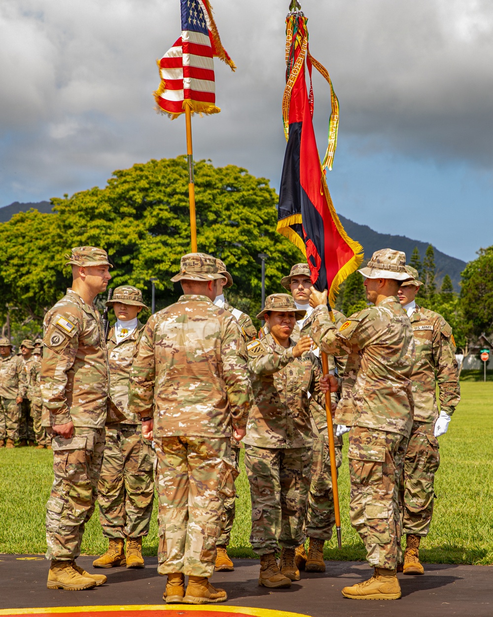 25th Division Sustainment Troops Battalion Change of Command Ceremony