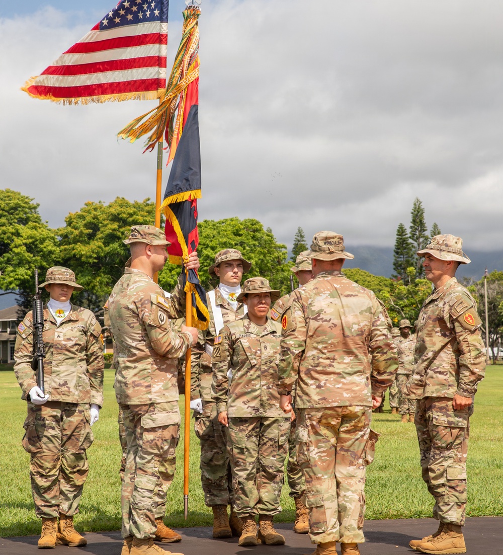 25th Division Sustainment Troops Battalion Change of Command Ceremony
