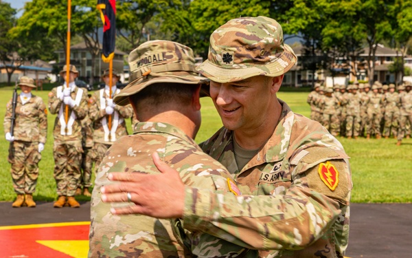 25th Division Sustainment Troops Battalion Change of Command Ceremony
