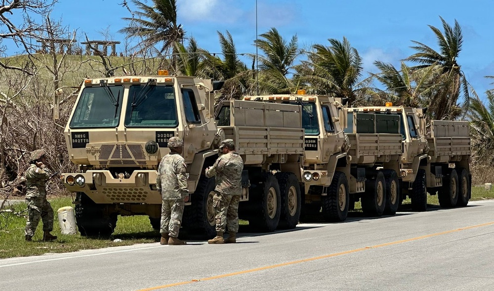 9th Mission Support Command Wraps Up Relief Mission in Saipan After Super Typhoon Sinlaku