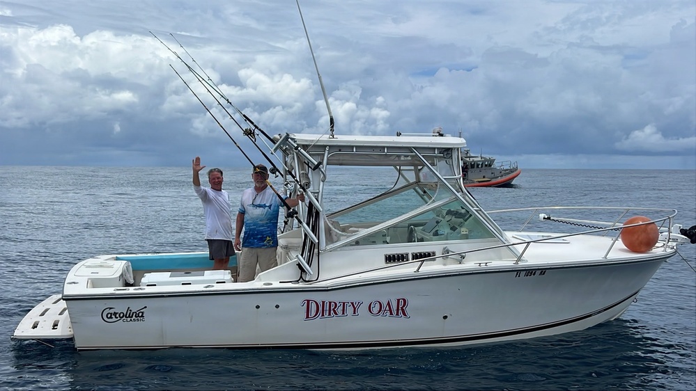 Coast Guard rescues 2 boaters 18 miles off Ormond Beach