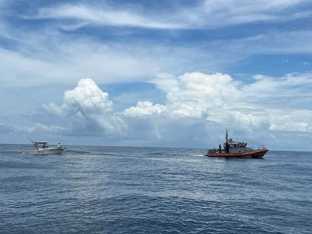 Coast Guard rescues 2 boaters 18 miles off Ormond Beach