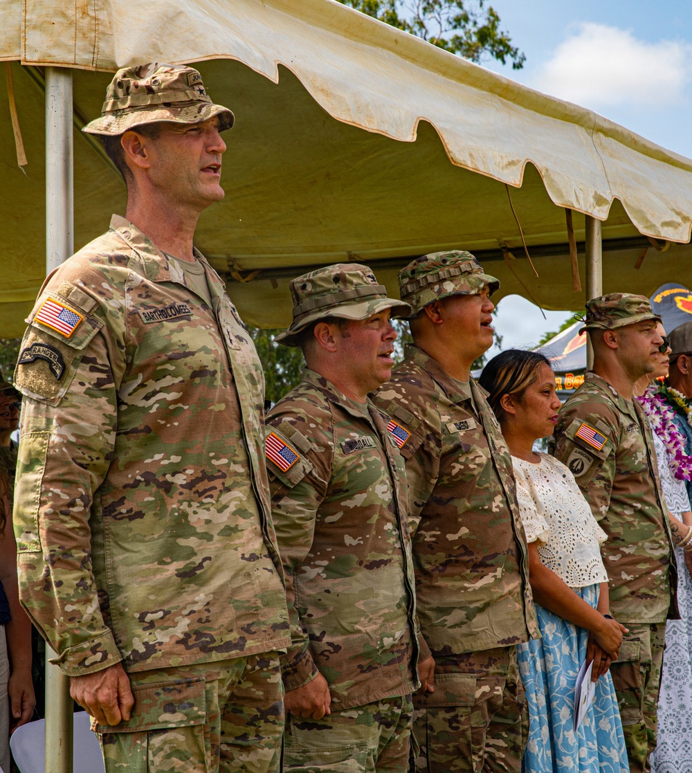 25th Division Sustainment Troops Battalion Change of Command Ceremony