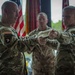Maj. Gen. David W. Gardner and Command Sgt. Maj. Christopher C. Goodart uncase Division colors