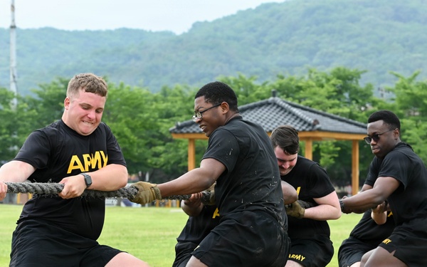 KATUSA Friendship Week 2026 tug of war competition