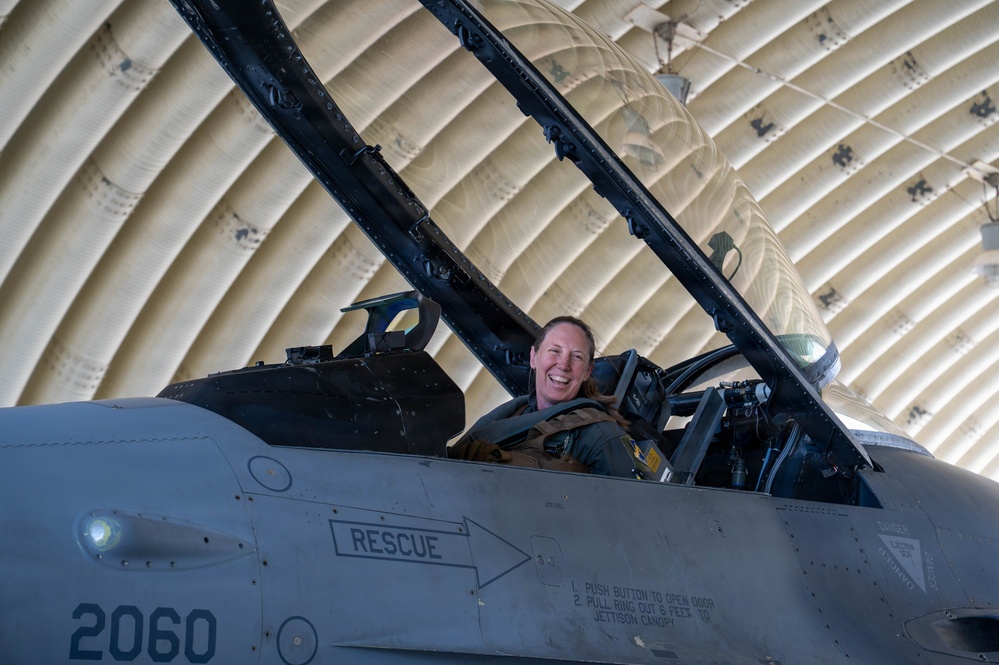 Wolf 66 takes her last flight as the 8th FW CC