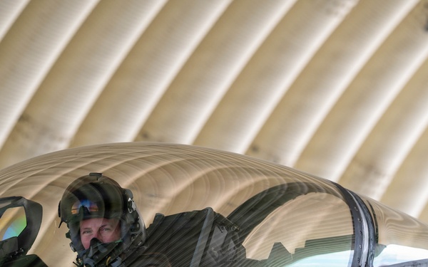 Wolf 66 takes her last flight as the 8th FW CC
