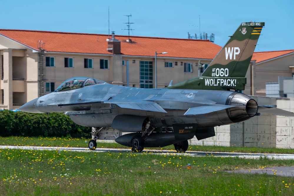 Wolf 66 takes her last flight as the 8th FW CC