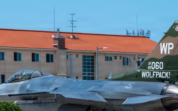 Wolf 66 takes her last flight as the 8th FW CC