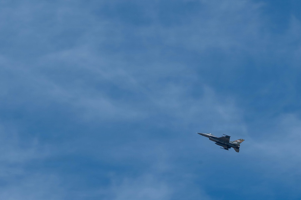 Wolf 66 takes her last flight as the 8th FW CC