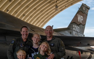 Wolf 66 takes her last flight as the 8th FW CC